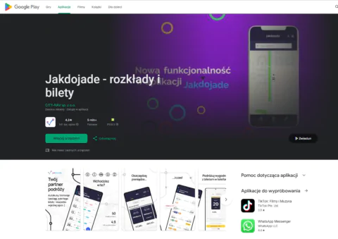 jakdojade jak kupic bilet