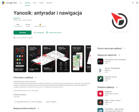 Jak zainstalowac aplikację Janosik.