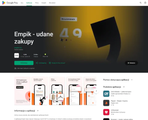 jak zainstalowac aplikacje empik