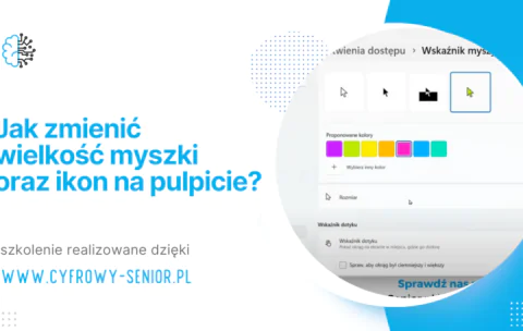 Jak zmienić wielkość myszki oraz ikon na pulpicie