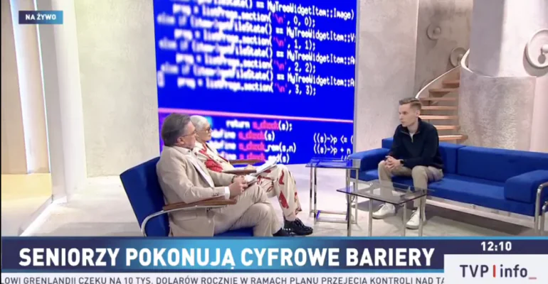 Cyfrowy Senior w TVP INFO